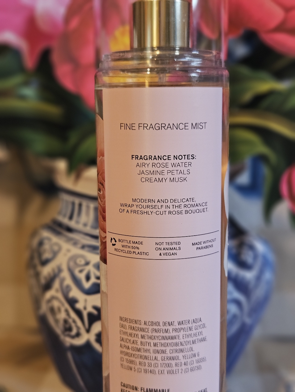 NWT Bath & Body Works Rose Body Care Set - Pink, Green, Gold - Picture 11 of 12